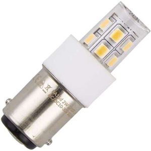 SPL LED Buislamp Ba15d 2.1W 2700K 255lm 230V - Helder - Warm Wit