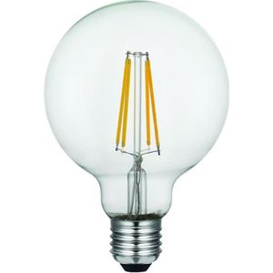 123led LED lamp E27 | Globe G95 | Filament | Helder | 2500K | Dimbaar | 8W (50W)