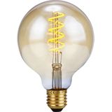123led LED lamp E27 | Globe G95 | Filament | Goud | 2000K | Dimbaar | 4W (21W)