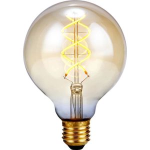 123led LED lamp E27 | Globe G95 | Filament | Goud | 2000K | Dimbaar | 5W (28W)