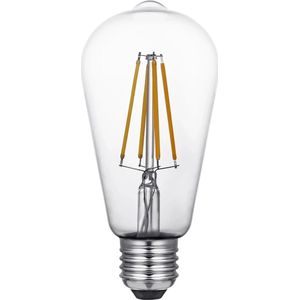 123led LED lamp E27 | Edison ST64 | Filament | Helder | 2500K | Dimbaar | 8W (51W)
