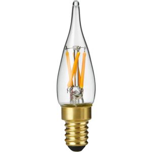 SPL | LED Kaarslamp met tip | Kleine fitting E14 | 1.5W Dimbaar
