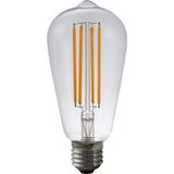 123led LED lamp E27 | Edison ST64 | Filament | Helder | 2200K | Dimbaar | 4.5W (30W)