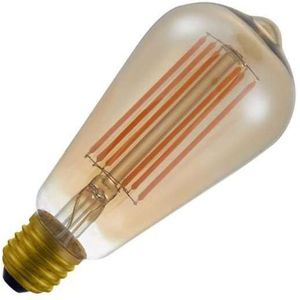 SPL E27 LED Edison Lamp | 6.5W Goud 2200K 220V/240V 922 | 360° Ø64mm Dimbaar