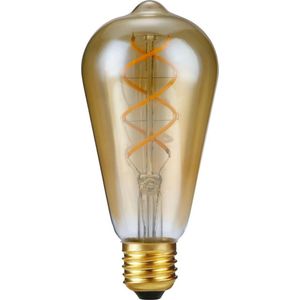 SPL E27 LED Edison Lamp | 5W Goud 2000K 220V/240V 820 | 360° Ø64mm Dimbaar