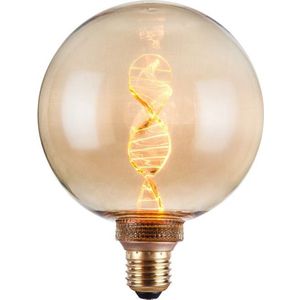 123led LED lamp E27 | Globe G125 | Filament | Vintage Goud | 1800K | Dimbaar | 3.5W