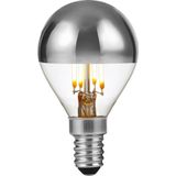 Kopspiegel Led Lamp - Zilver - E14-Fitting - Dimbaar - 2500K