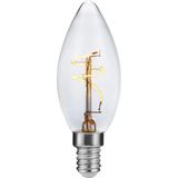 123led LED lamp E14 | Kaars C35 | Filament | Helder | 2200K | Dimbaar | 3.2W (30W)