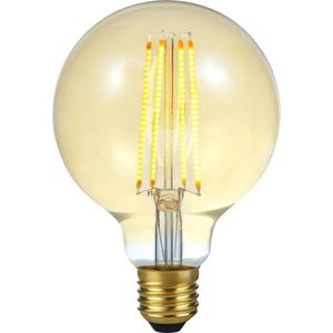 123led LED lamp E27 | Globe G95 | Filament | Goud | 2000K | Dimbaar | 5.5W (42W)