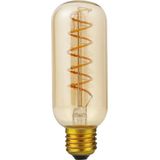 123led - LED Lamp E27 - Buis T45 - Filament - Goud - Dimbaar - 4.0W