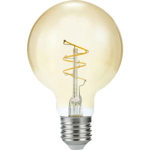 123led - Globe G80 - LED Lamp - Goud - Dimbaar - 4.2W