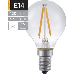SPL - E14 LED Lamp - Extra Warm Wit - Dimbaar - 2W - Vervangt 15W - 3 Stuks