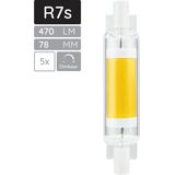 SPL - R7s - LED Lamp - Neutraal Wit - Dimbaar - 4W - 470lm - 5 Stuks
