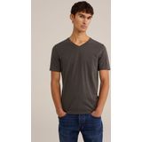 WE Fashion Heren T-shirt van biologisch katoen