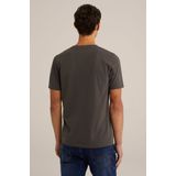 WE Fashion Heren T-shirt van biologisch katoen