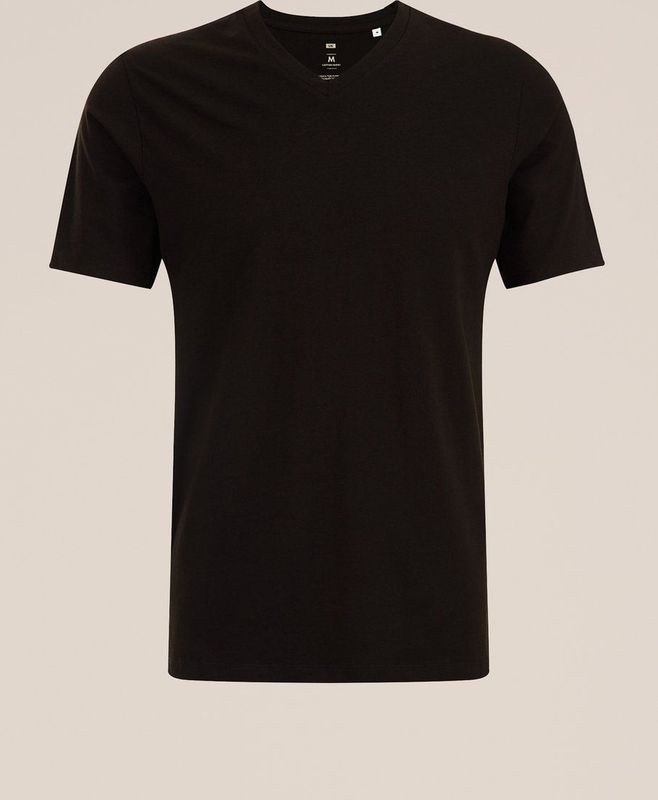 WE Fashion Heren T-shirt van biologisch katoen