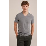 WE Fashion Heren T-shirt van biologisch katoen