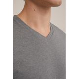 WE Fashion Heren T-shirt van biologisch katoen