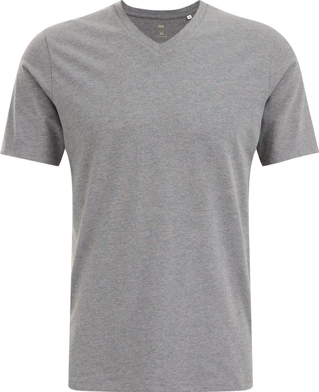 WE Fashion Heren T-shirt van biologisch katoen