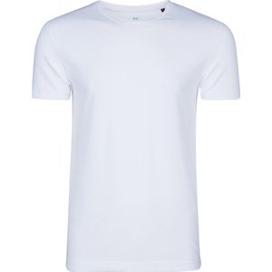 WE Fashion T-Shirt - Lichtgrijs - Katoenmix met Korte Mouwen