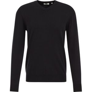 Fundamentals - Slim Fit - Trui - Zwart - Katoenmix