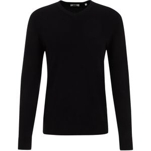 Fundamentals - Slim Fit - Trui - Zwart - Katoenmix