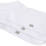 WE Fashion - Sneakersokken - Set van 3 Paar - Heren - Zwart