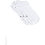 WE Fashion - Sneakersokken - Set van 3 Paar - Heren - Zwart