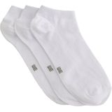 WE Fashion - Sneakersokken - Set van 3 Paar - Heren - Zwart