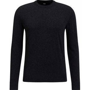 WE Fashion Heren fijngebreide trui van katoenmi