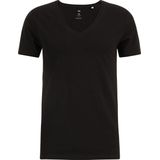 WE Fashion Heren 'deep' V-neck T-shirt van biologisch katoen