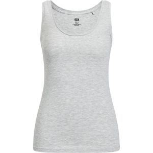 WE Fashion Singlet met Biologisch Katoen Grijs