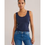 WE - Fundamentals - Singlet - Donkerblauw - Katoenblend