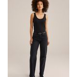 WE Fashion - Singlet - Katoenblend - Ronde Hals - Brede Schouderbanden
