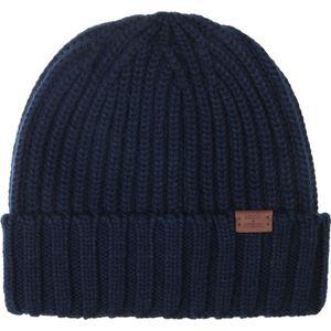 BICKLEY + MITCHELL Heren Basic Rib Mens 1003-01-10-33 Beanie Hoed, Navy, One Size