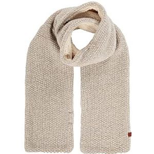 Bickley + Mitchell Zachte gebreide sjaal voor dames met teddyvoering 2022-02-10-117, linnen twist, één maat