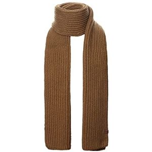 Bickley + Mitchell Dames Basic Rib Mens Scarf 1003-02-10-87, Camel, One Size, camel, Eén Maat