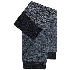 Bickley + Mitchell Dames Waffle Knit Color Block Mens Scarf 1043-02-11-120, Black Twist, One Size