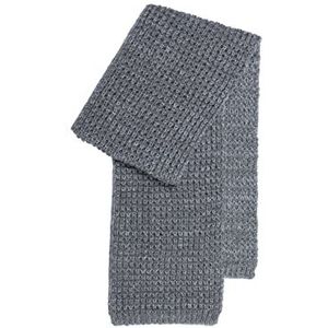 Bickley + Mitchell Heren Super Chunky Knit Womens Scarf 2016-02-10-122, Grey Twist, One Size