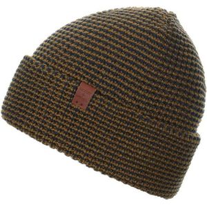 BICKLEY + MITCHELL Heren Two Color Waffle Gestructureerde Mens 1010-01-12-33 Beanie Hoed, Navy, One Size