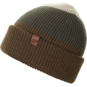 BICKLEY + MITCHELL Jongens Color Block Turncuff Jongens 3019-01-12-40-7/10 Beanie Hoed, Brown, Leeftijd 7-10