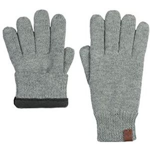 BICKLEY+MITCHELL Heren Basic met fleece voering 1021-03-12-102 handschoenen voor koud weer, grijs gemêleerd, één maat, Grey Melee, Eén maat