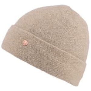 BICKLEY + MITCHELL Dames kasjmier Merino Beanie Hat, beige, Eén maat