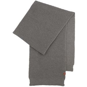 BICKLEY + MITCHELL Écharpe gaufrée épaisse, gris chiné, taille unique, Gris mélangé, taille unique
