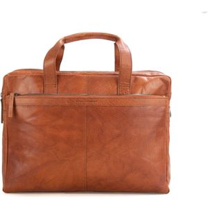 Spikes & Sparrow Laptoptas / Werktas / Aktetas - 16.4 inch - Leer - Colorado - Cognac