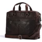 Spikes & Sparrow Bronco Heren Business Tas dark brown