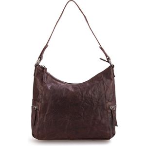 Spikes & Sparrow Medium Crossbodytas / Schoudertas Dames - Leer - Bronco - Bruin