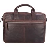 Spikes & Sparrow Briefcase dark brown