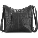 Leather Cross Body - Georgia - Black