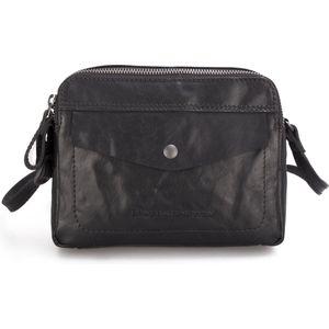 Leren Crossbodytas - Hawaii - Zwart